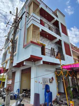 Completed multi-storey residential building exterior